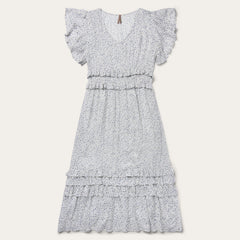 Stars Print Dress White | Stetson