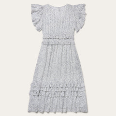 Stars Print Dress White | Stetson