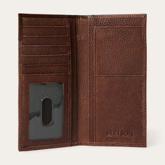 Steer Head Checkbook Brown | Stetson