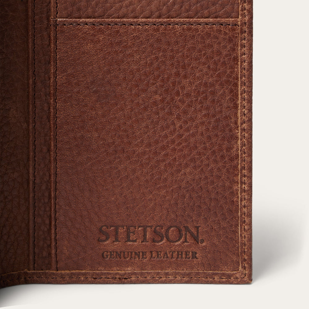 Steer Head Checkbook Brown | Stetson