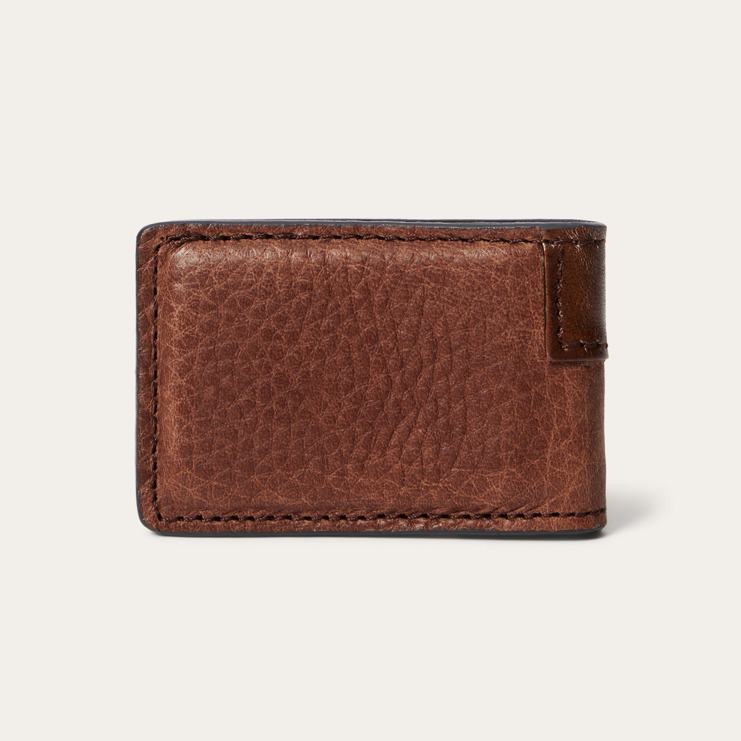 Steer Head Money Clip Brown | Stetson