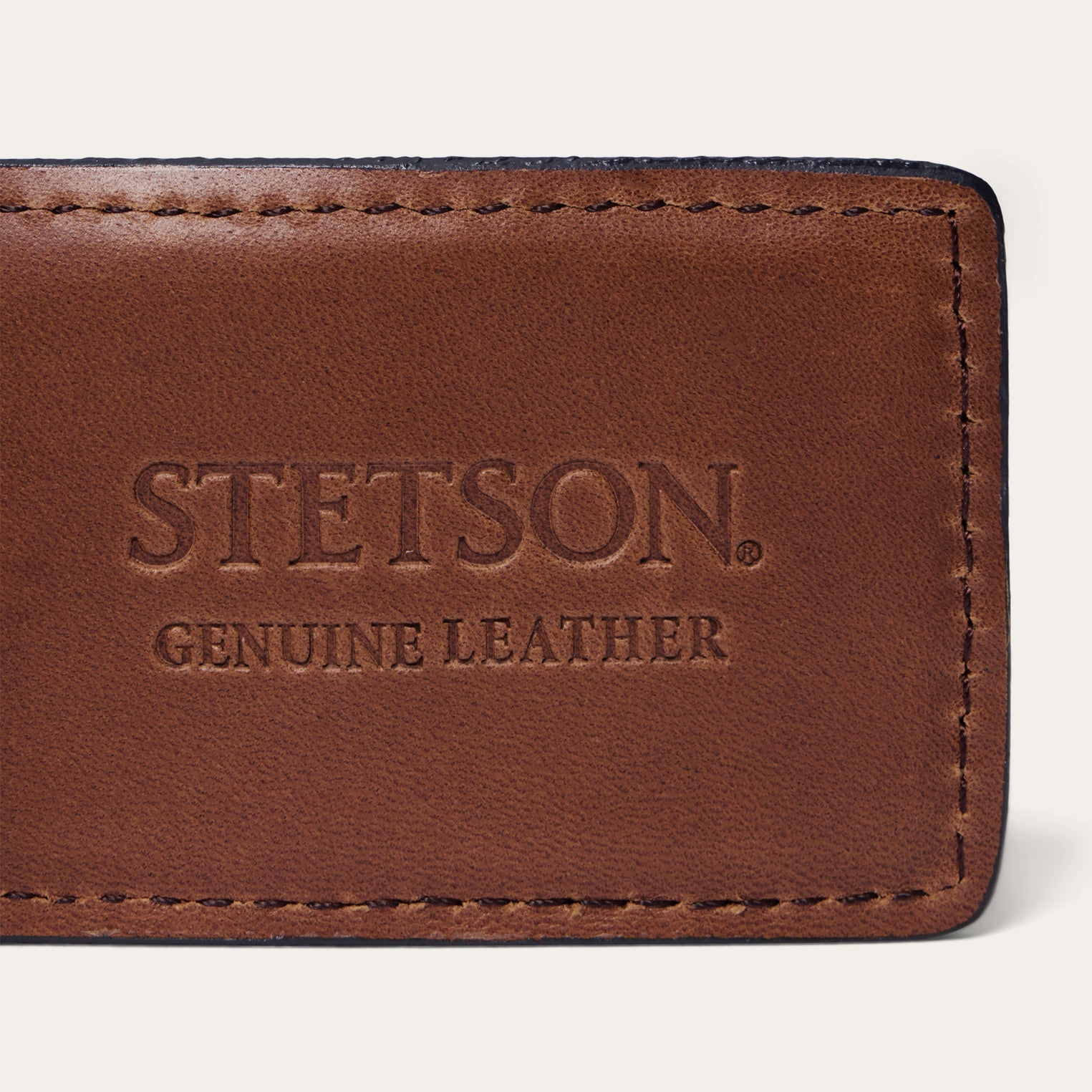 Steer Head Money Clip Brown | Stetson
