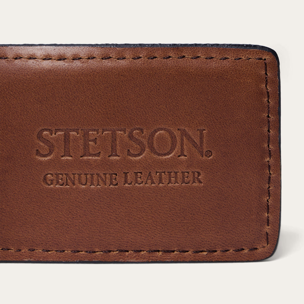 Steer Head Money Clip Brown | Stetson