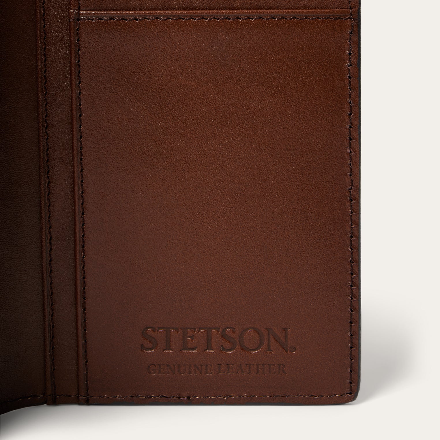 Tooled Checkbook Brown | Stetson