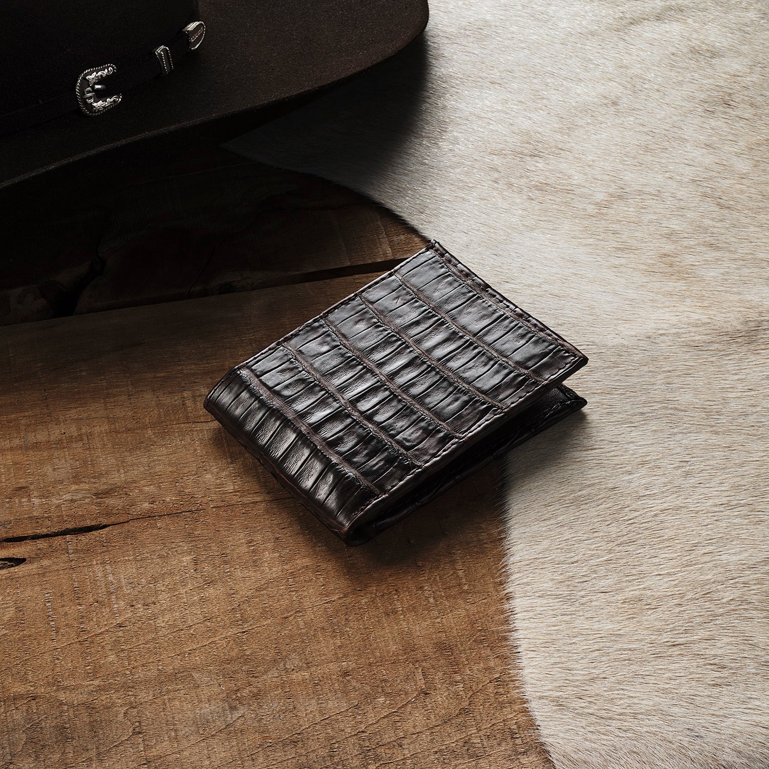 Caiman Bi-Fold Wallet Cigar Classic | Stetson