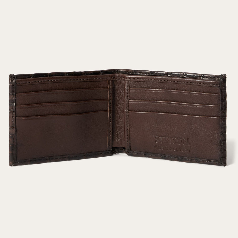 Caiman Bi-Fold Wallet Cigar Classic | Stetson