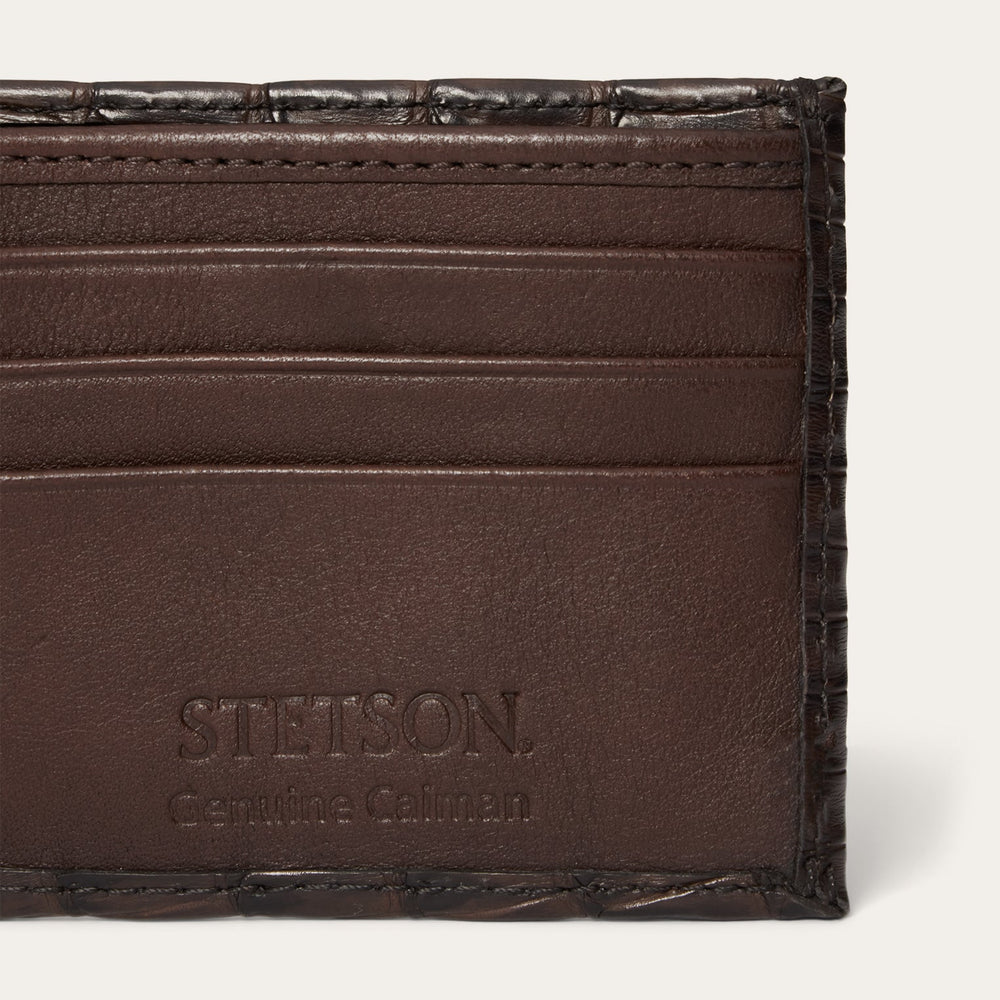 Caiman Bi-Fold Wallet Cigar Classic | Stetson