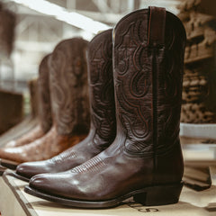 Carlisle Western Boots Burnished Brown | Stetson
