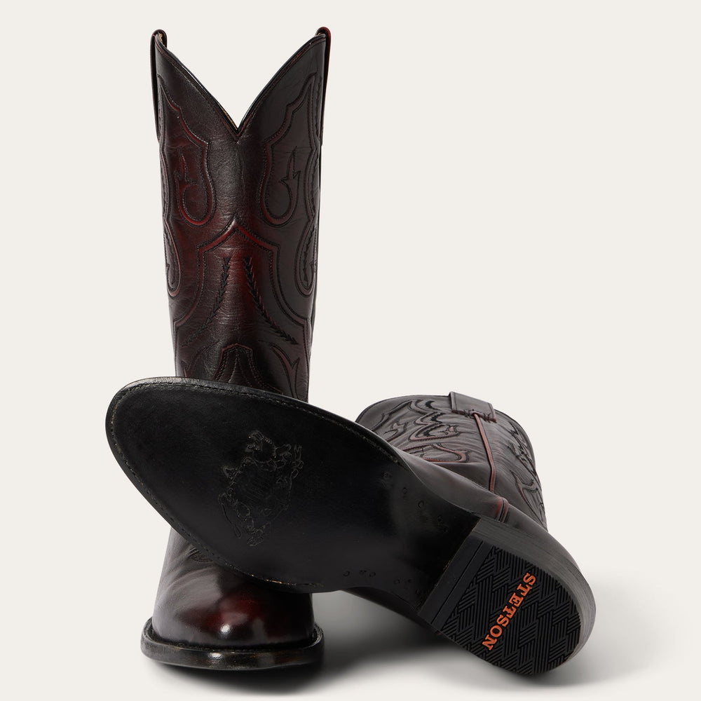 Carlisle Western Boots Black Cherry | Stetson