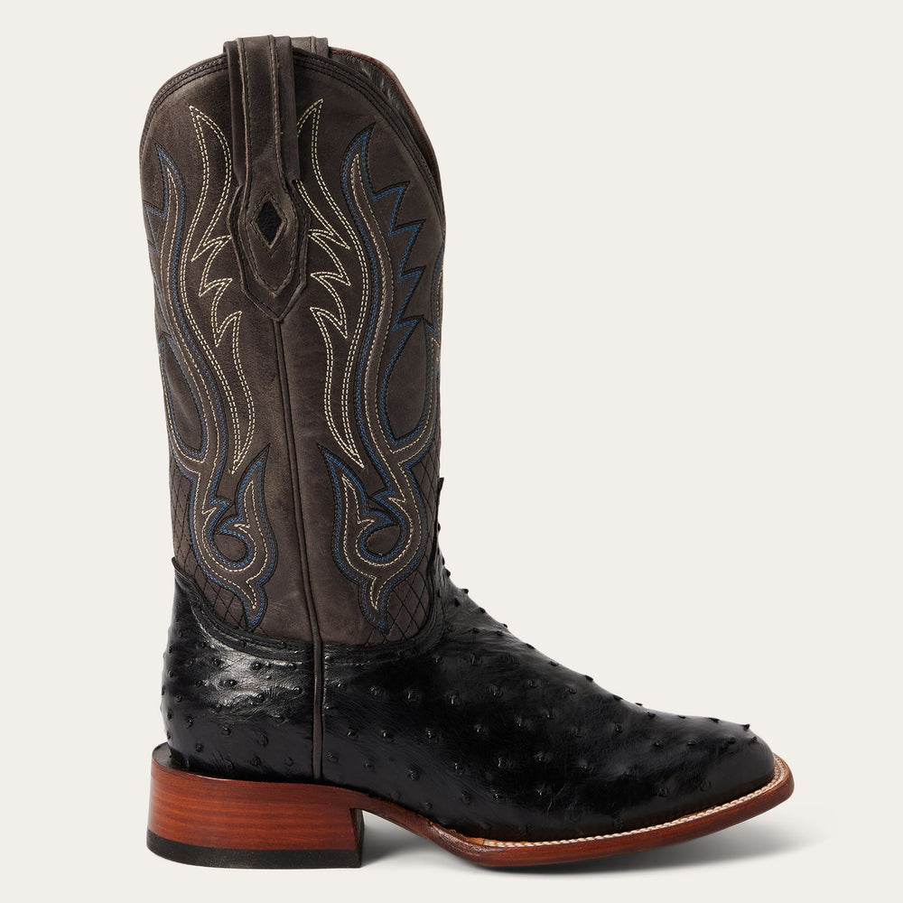 Ozzy Ostrich Boot Black | Stetson