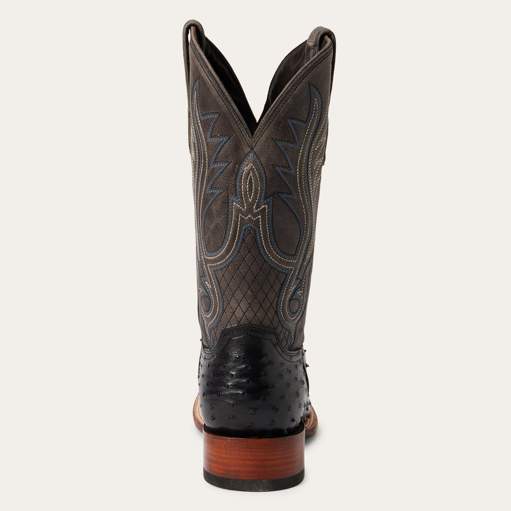 Ozzy Ostrich Boot Black | Stetson