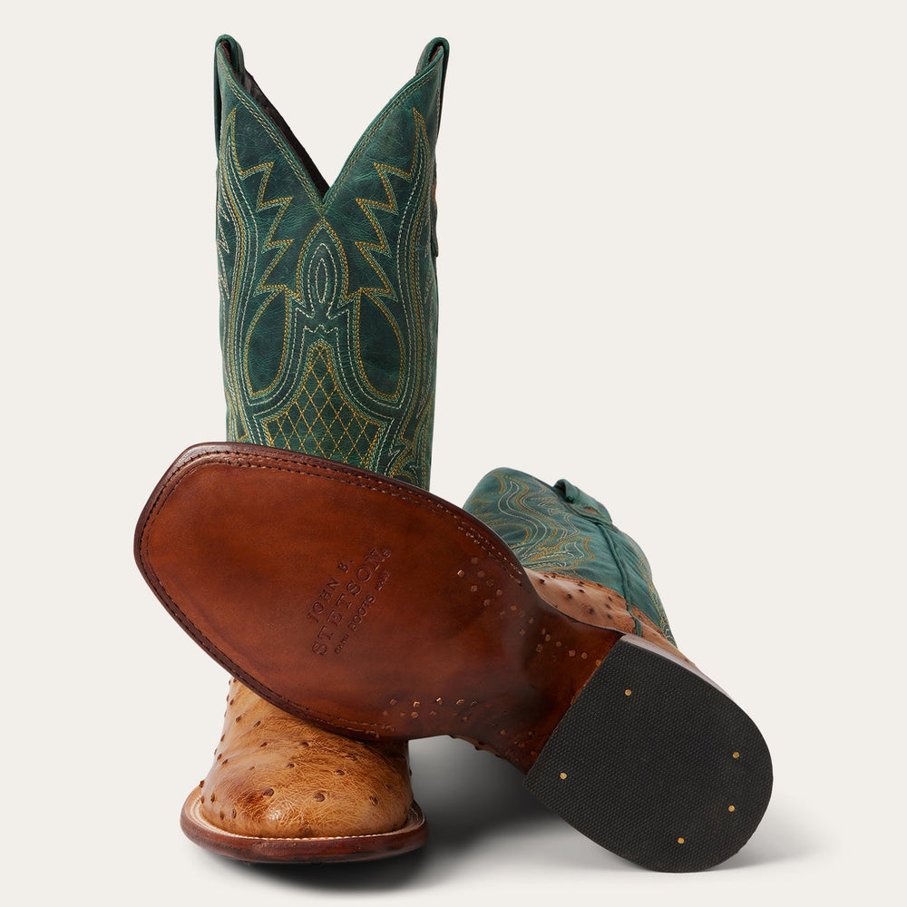 Ozzy Ostrich Boot Tan | Stetson