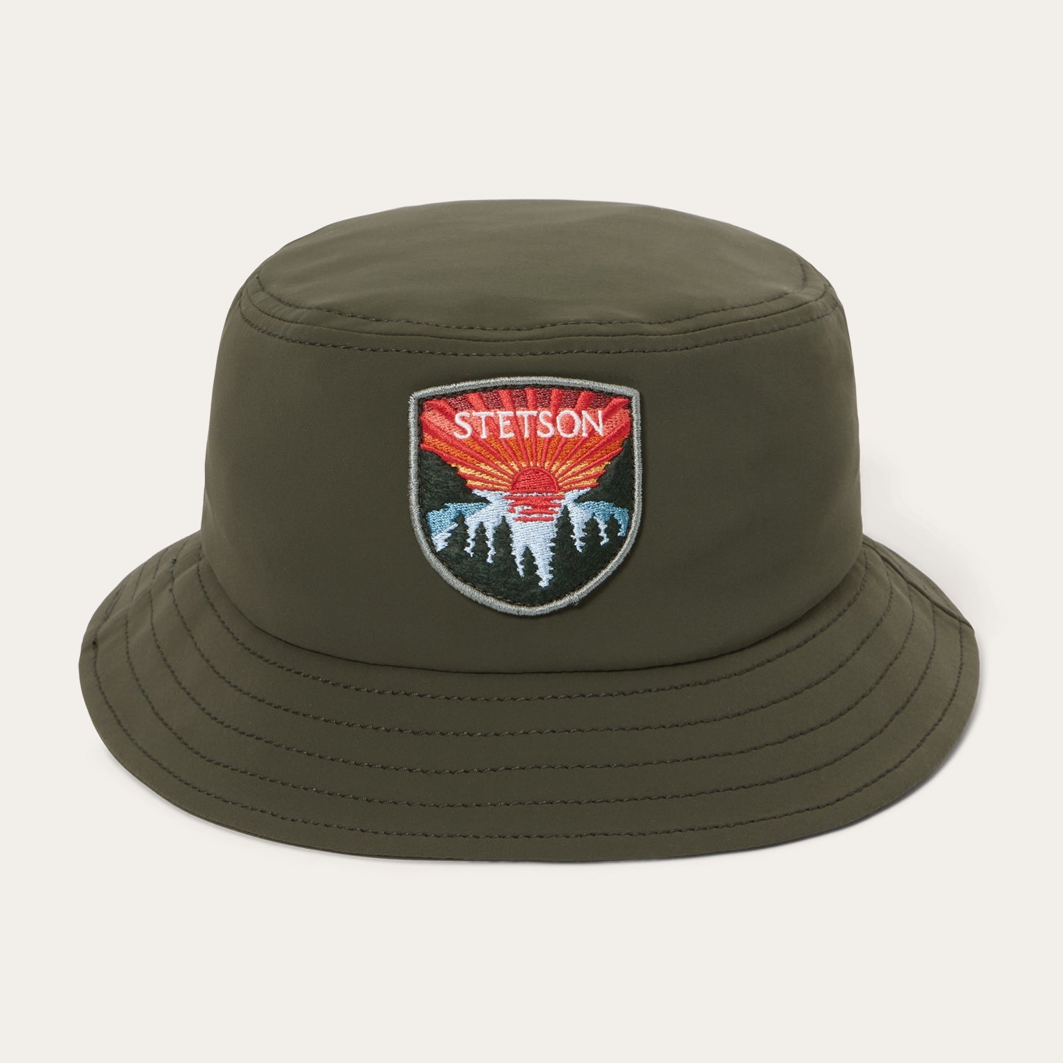 Sunset Bucket Hat Olive | Stetson