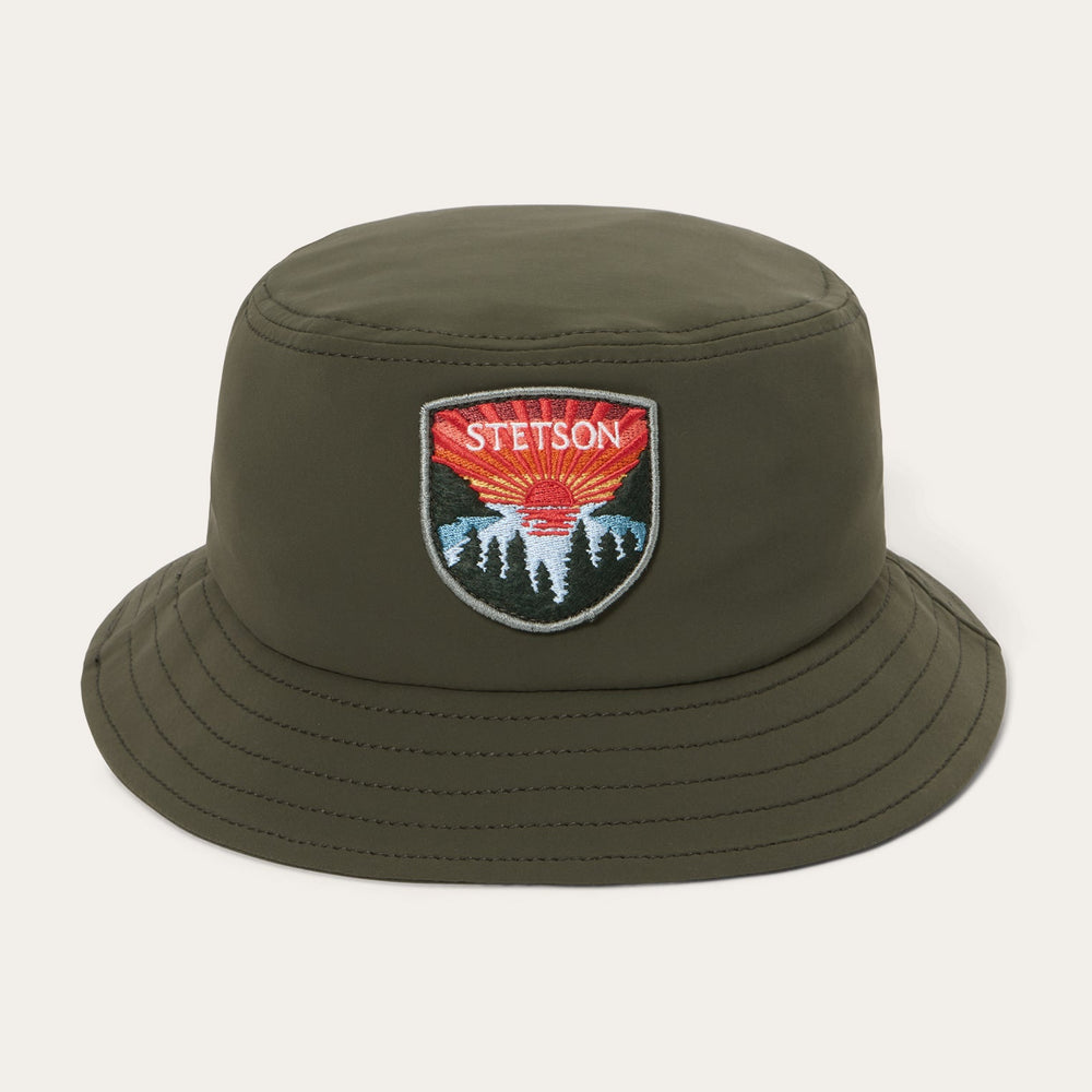 Sunset Bucket Hat Olive | Stetson