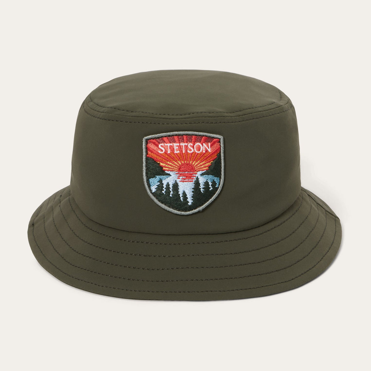 Sunset Bucket Hat Olive | Stetson