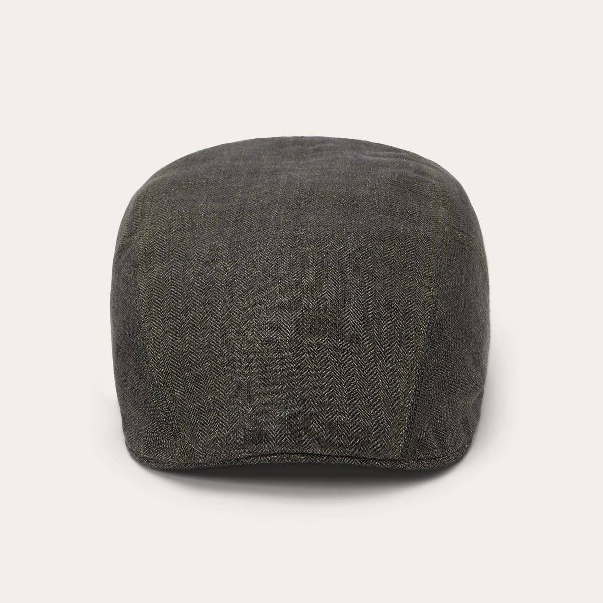 Herringbone Linen Ivy Cap Olive Herringbone | Stetson