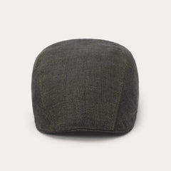 Herringbone Linen Ivy Cap Olive Herringbone | Stetson