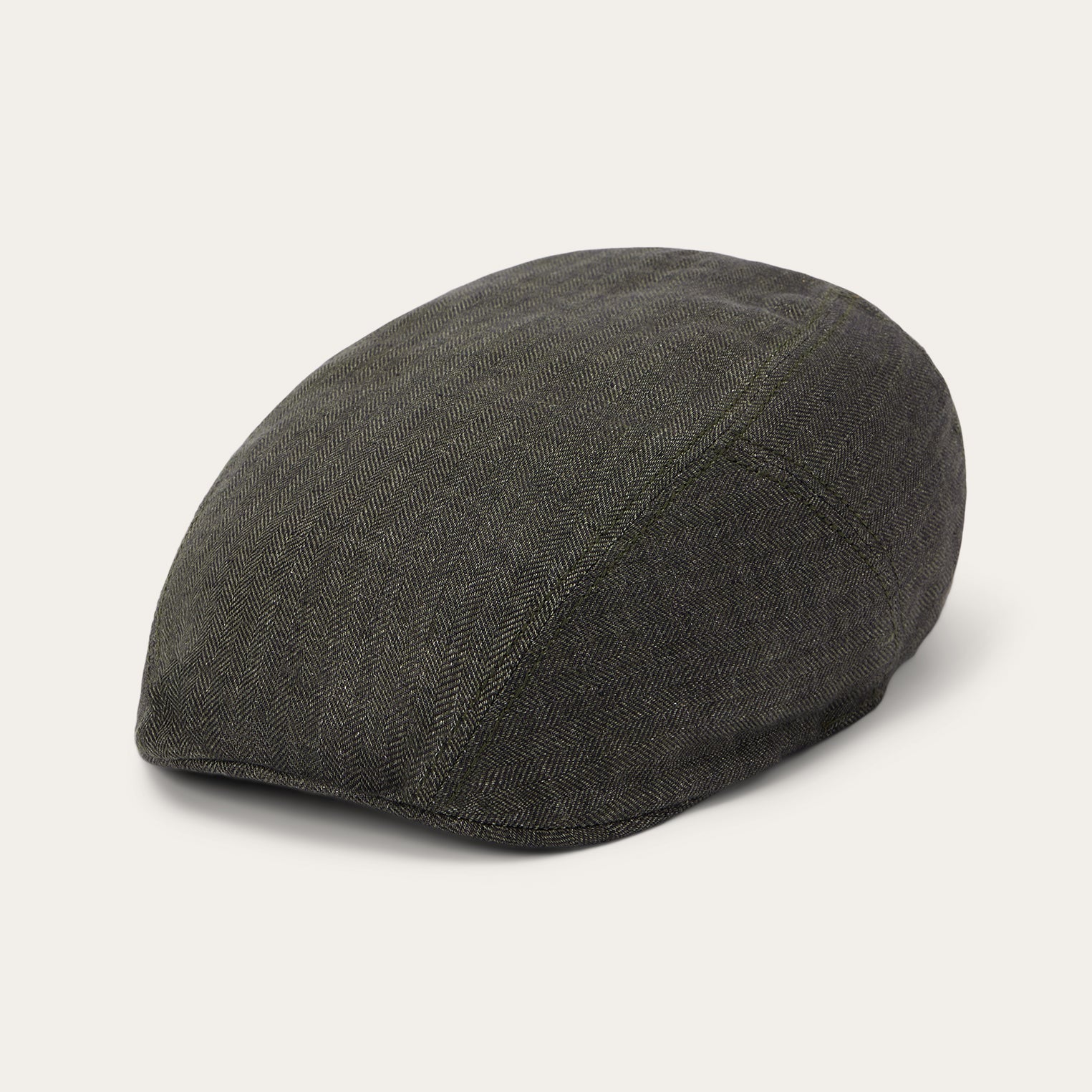 Herringbone Linen Ivy Cap Olive Herringbone | Stetson