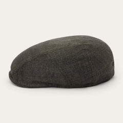 Herringbone Linen Ivy Cap Olive Herringbone | Stetson