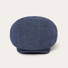 Linen Driver Cap Blue | Stetson