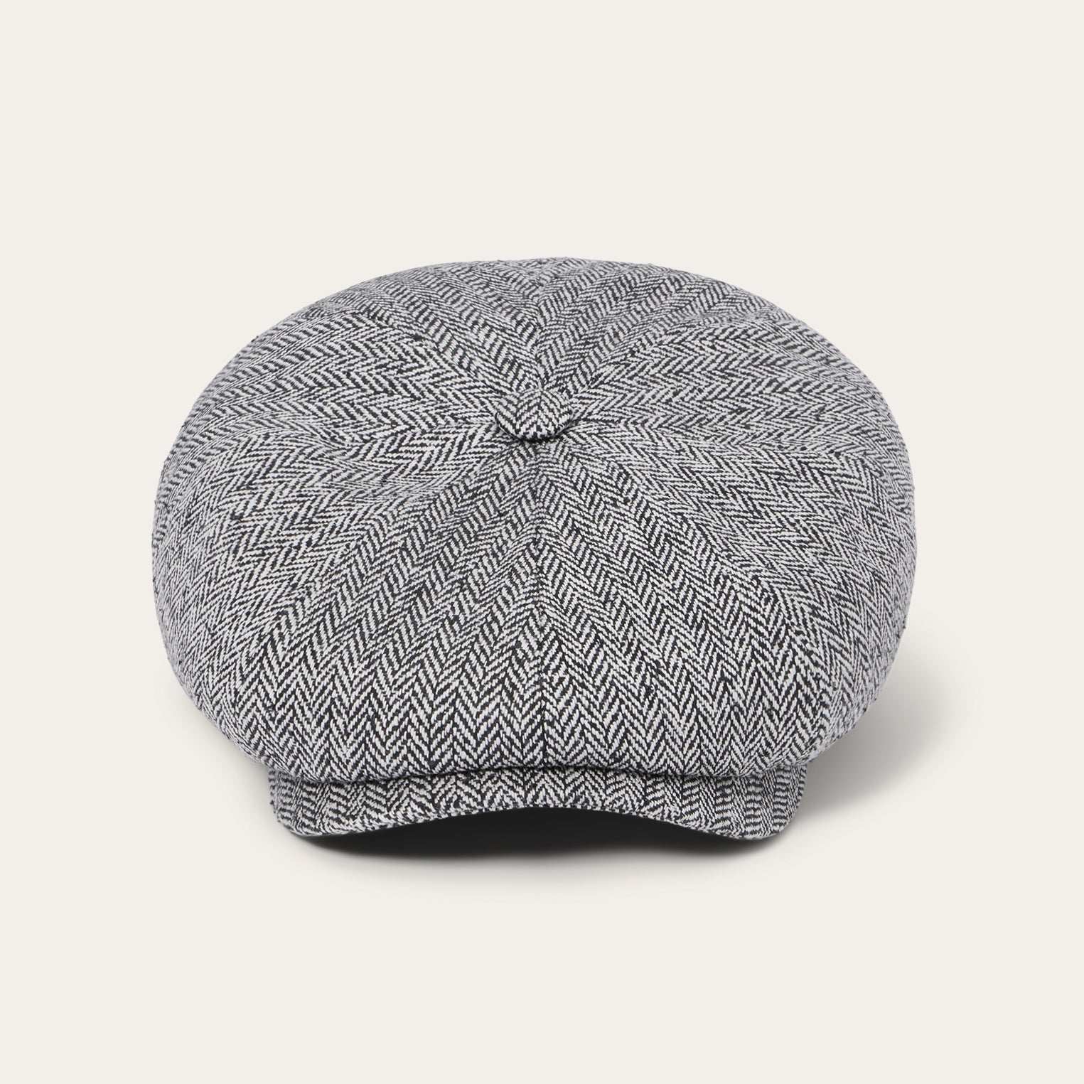 Herringbone Silk Hatteras Black Herringbone | Stetson