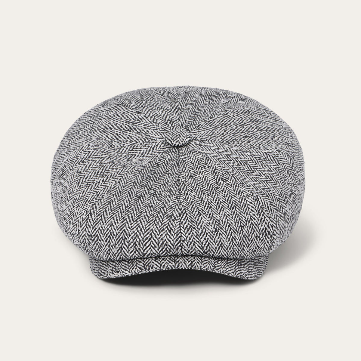 Herringbone Silk Hatteras Black Herringbone | Stetson