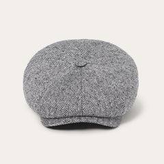Herringbone Silk Hatteras Black Herringbone | Stetson