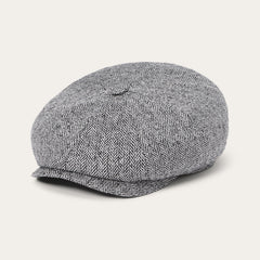 Herringbone Silk Hatteras Black Herringbone | Stetson