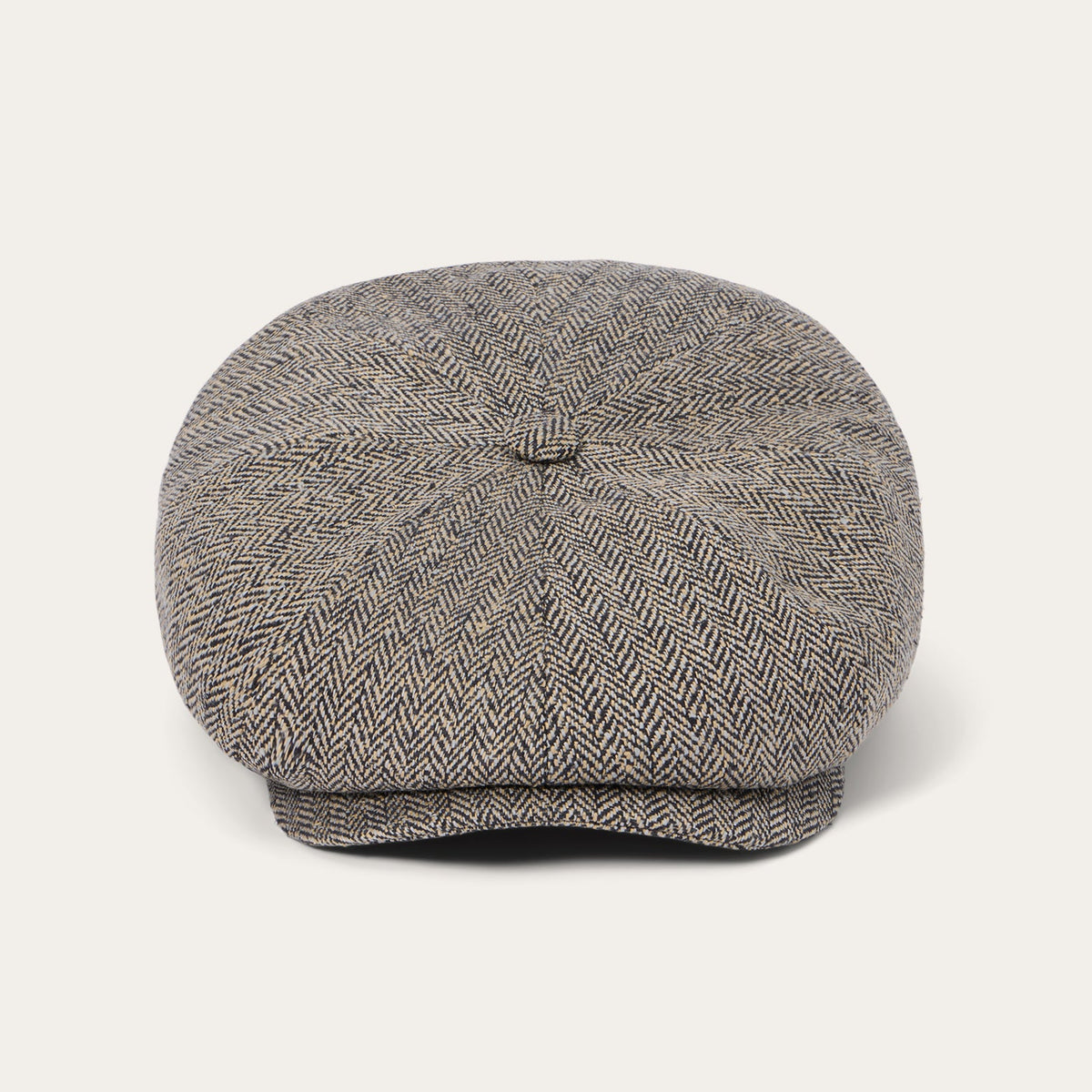 Herringbone Silk Hatteras Black/Brown Herringbone | Stetson