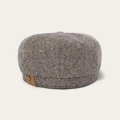 Herringbone Silk Hatteras Black/Brown Herringbone | Stetson