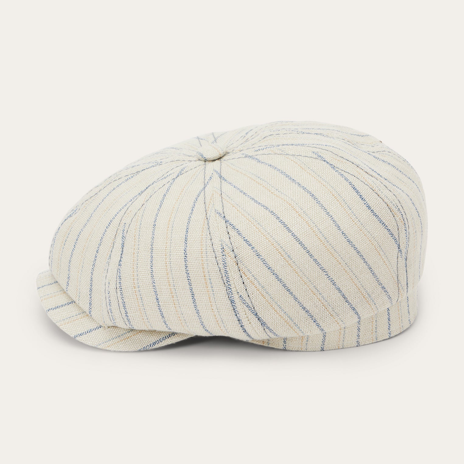 Striped Linen Hatteras Off White With Stripes | Stetson