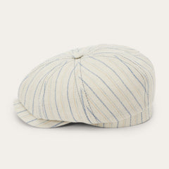Striped Linen Hatteras Off White With Stripes | Stetson