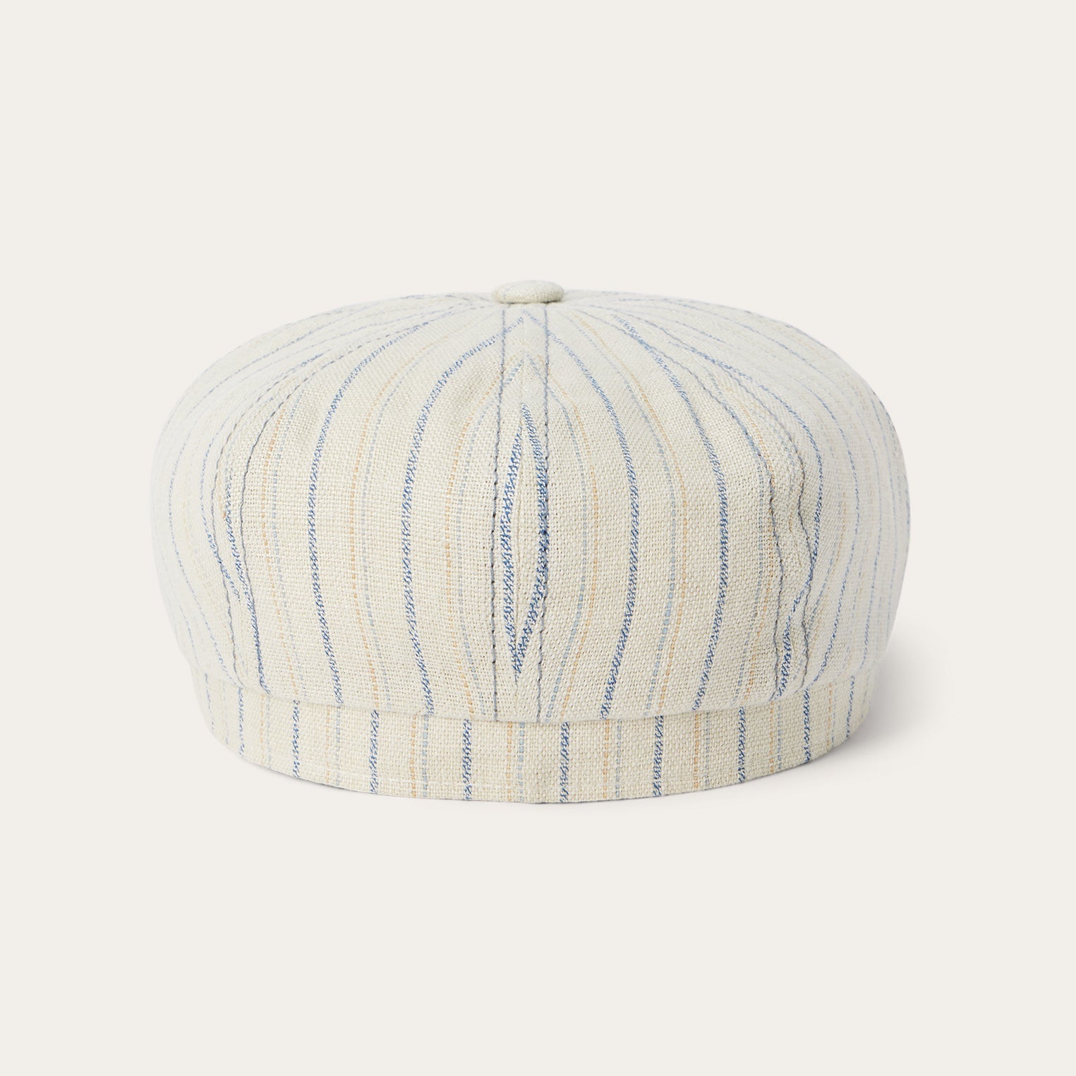 Striped Linen Hatteras Off White With Stripes | Stetson