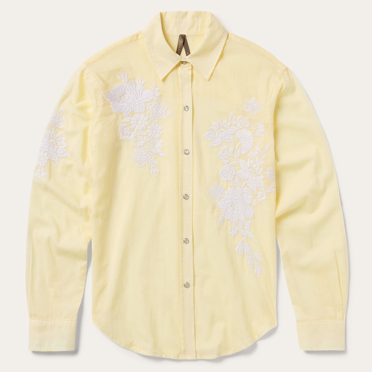 Embroidered Western Shirt Yellow | Stetson
