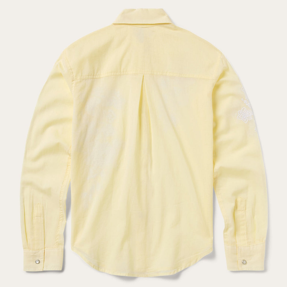 Embroidered Western Shirt Yellow | Stetson