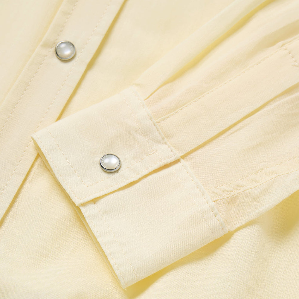 Embroidered Western Shirt Yellow | Stetson