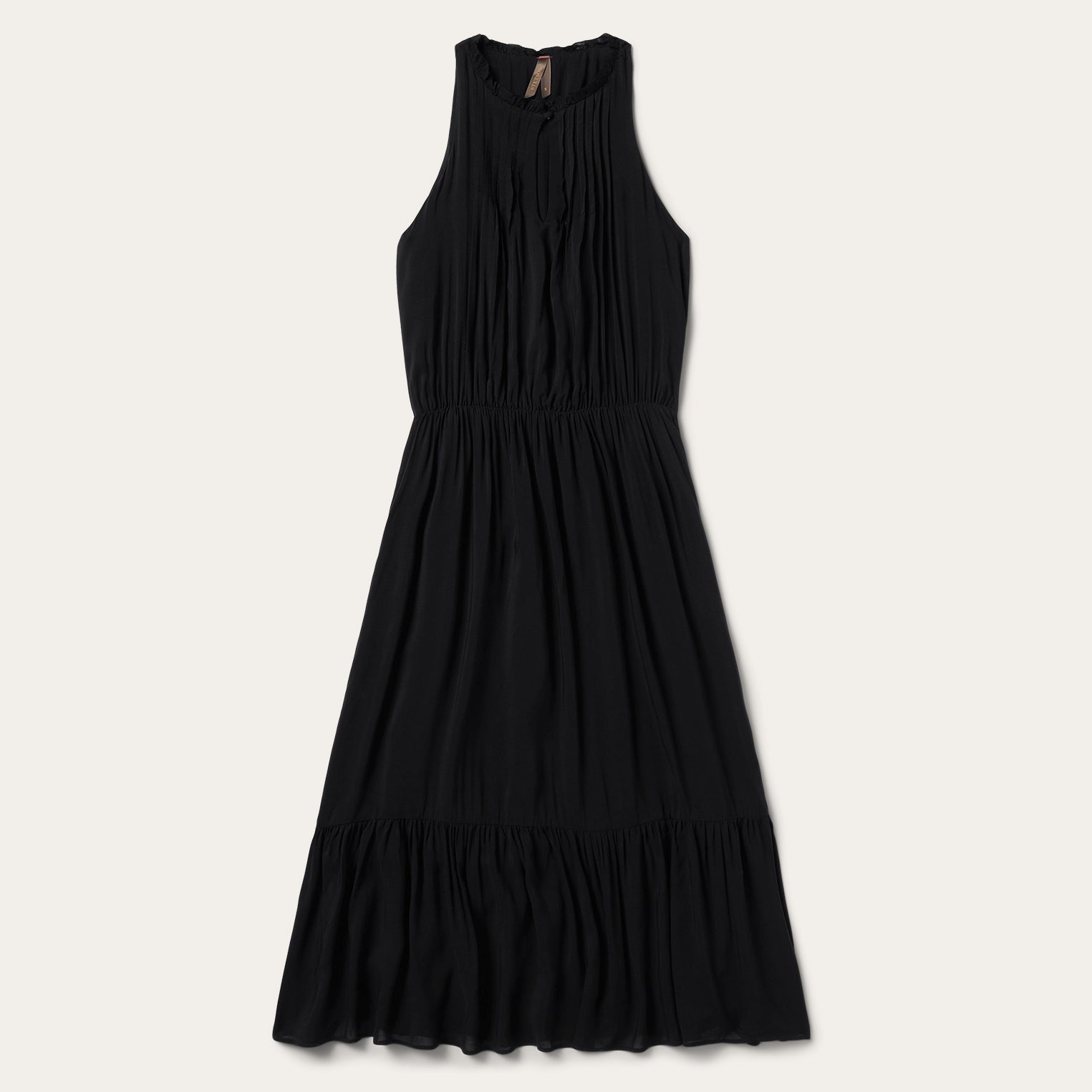 Solid Sleeveless Prairie Dress Black | Stetson