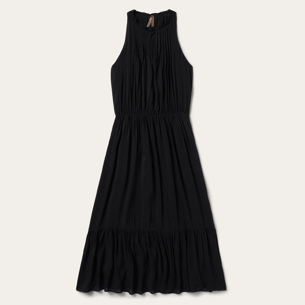 Solid Sleeveless Prairie Dress Black | Stetson