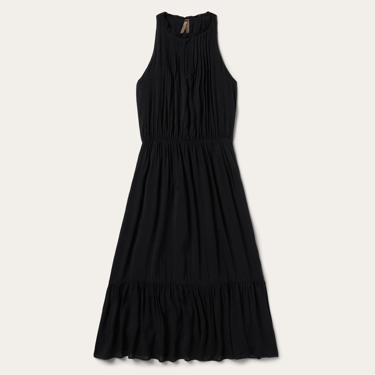 Solid Sleeveless Prairie Dress Black | Stetson
