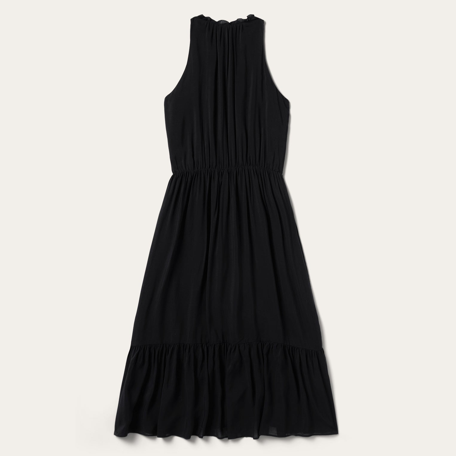 Solid Sleeveless Prairie Dress Black | Stetson