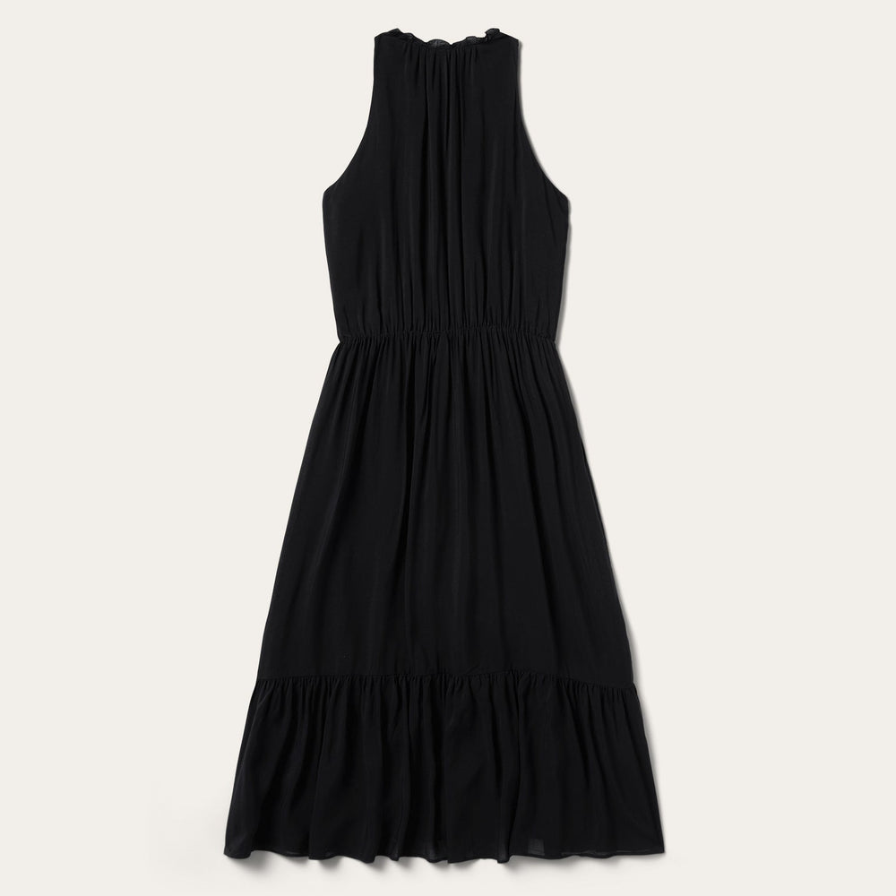 Solid Sleeveless Prairie Dress Black | Stetson