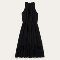 Solid Sleeveless Prairie Dress Black | Stetson
