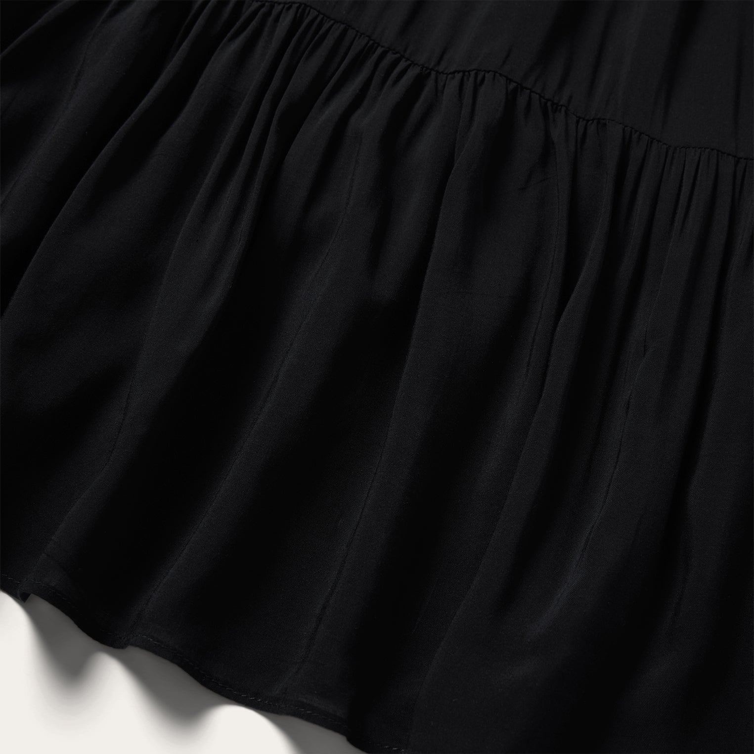 Solid Sleeveless Prairie Dress Black | Stetson