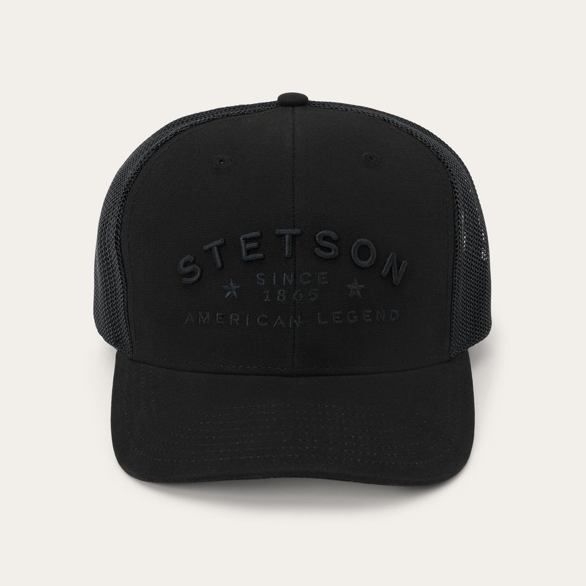 American Legend Trucker Cap Black/Black | Stetson
