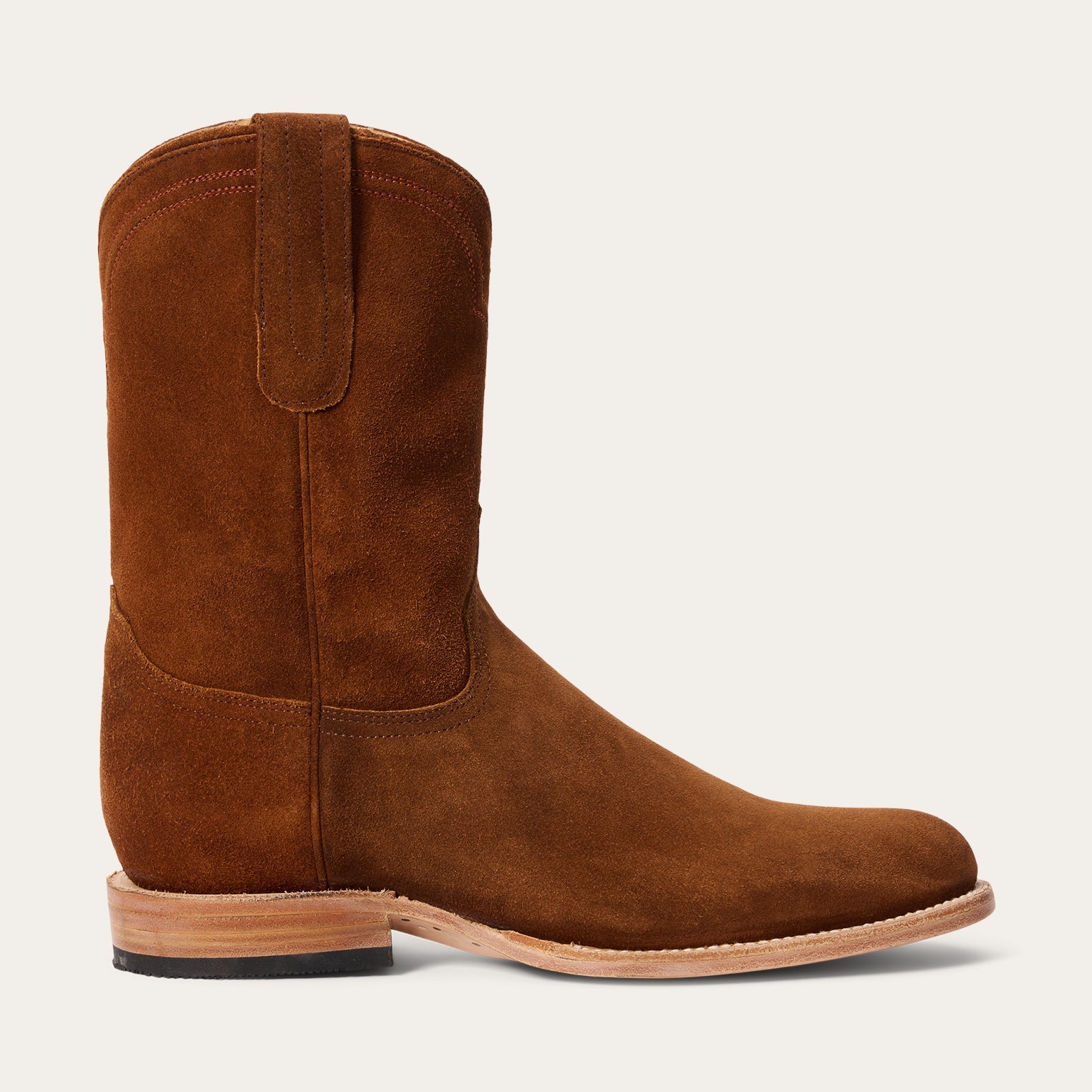 Rancher Zip Roper Suede Brown | Stetson