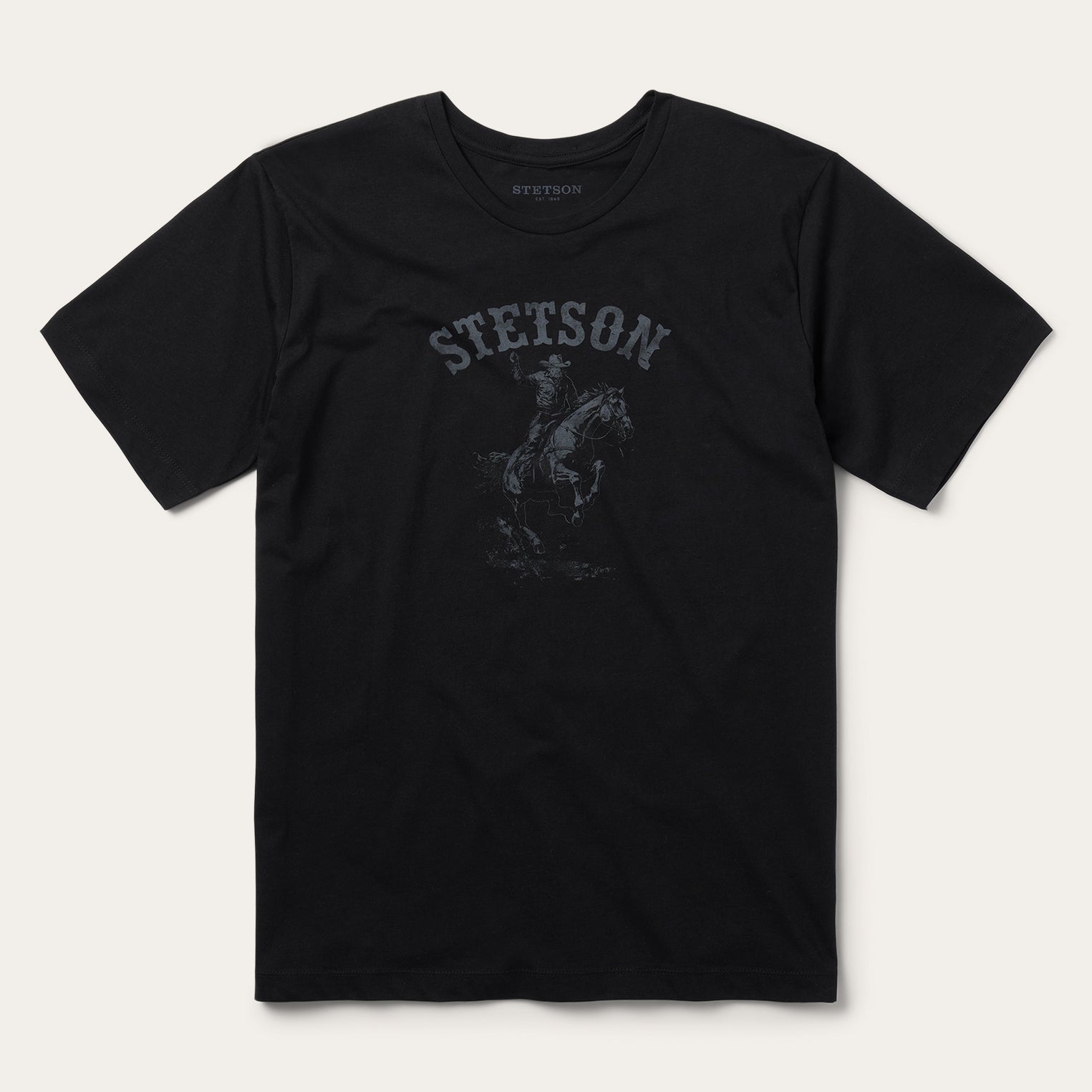 Bronco Rider Graphic Tee Black | Stetson