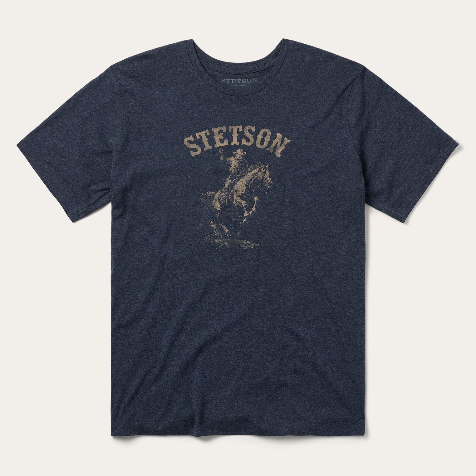 Bronco Rider Graphic Tee Blue | Stetson