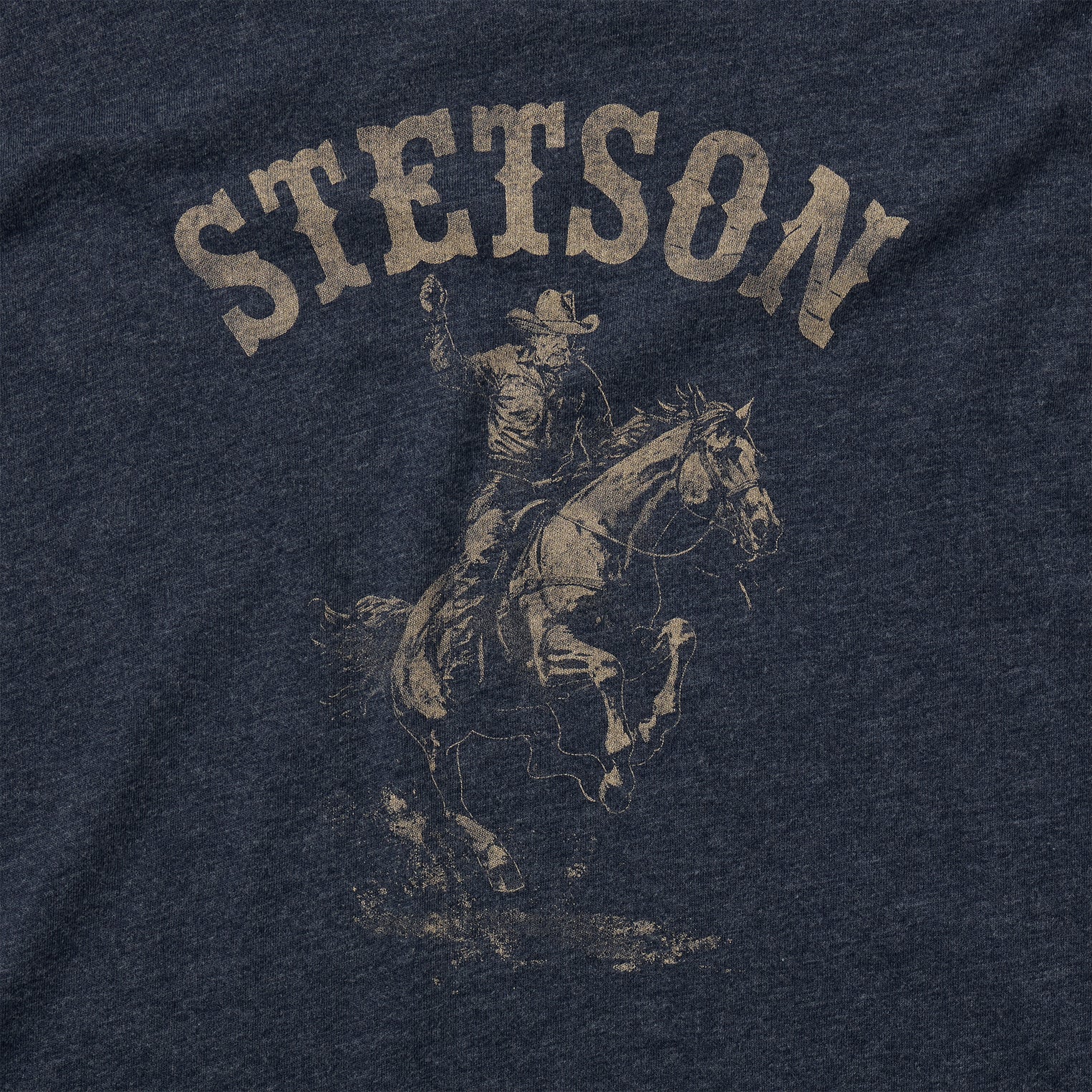 Bronco Rider Graphic Tee Blue | Stetson