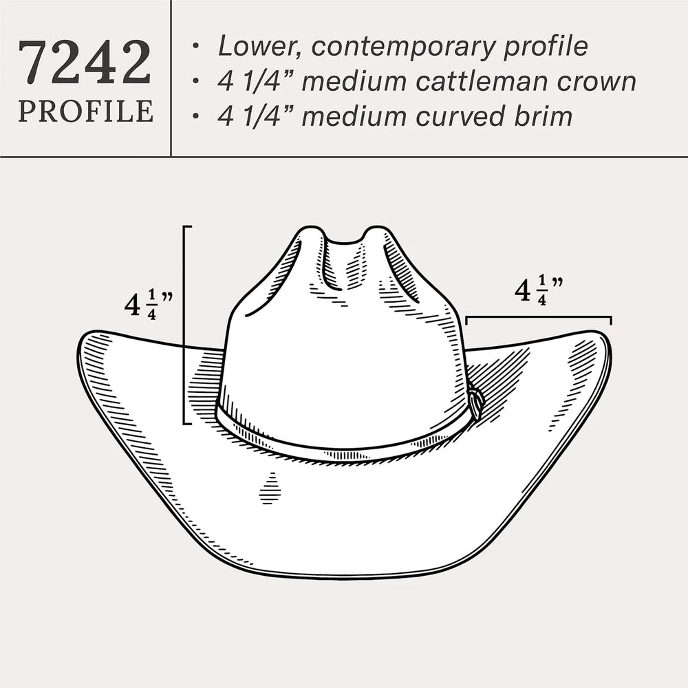 Shasta 10X Cowboy Hat - 4 1/4" Brim Black | Stetson