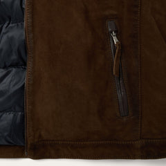 Suede Moto Jacket Brown | Stetson